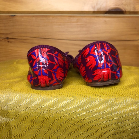 Tory Burch Ballet Flats Red Patent 8 - Picture 3 of 8